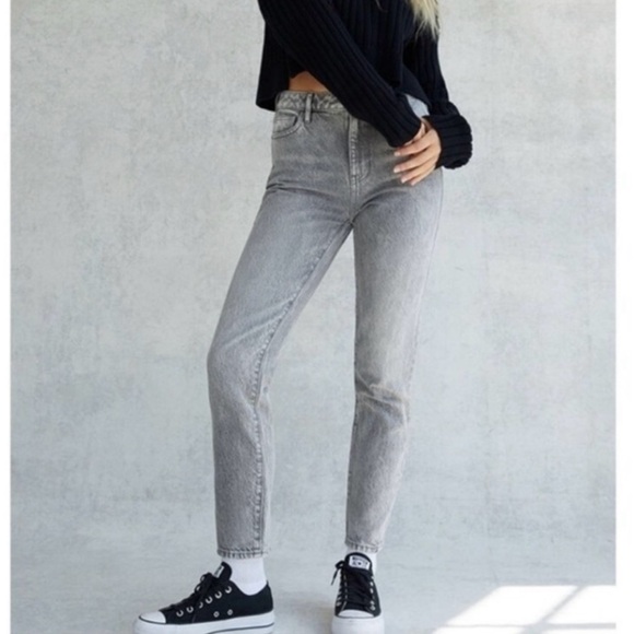 PacSun Denim - Pacsun grey mom jeans high waisted